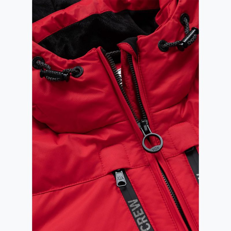 Pánská zimní bunda Pitbull Crestline Padded Hooded red 7