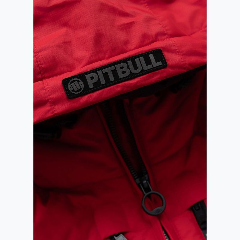 Pánská zimní bunda Pitbull Crestline Padded Hooded red 10