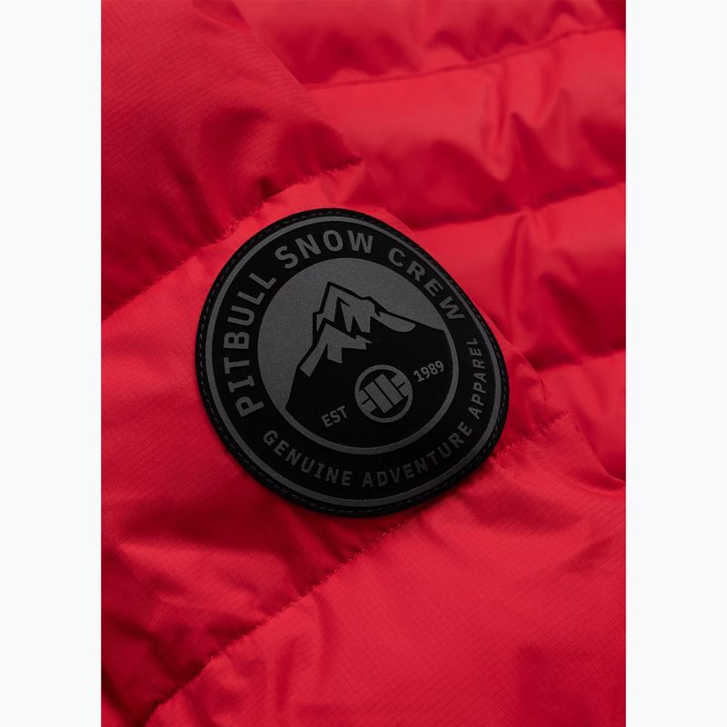 Pánská zimní bunda Pitbull Crestline Padded Hooded red 11