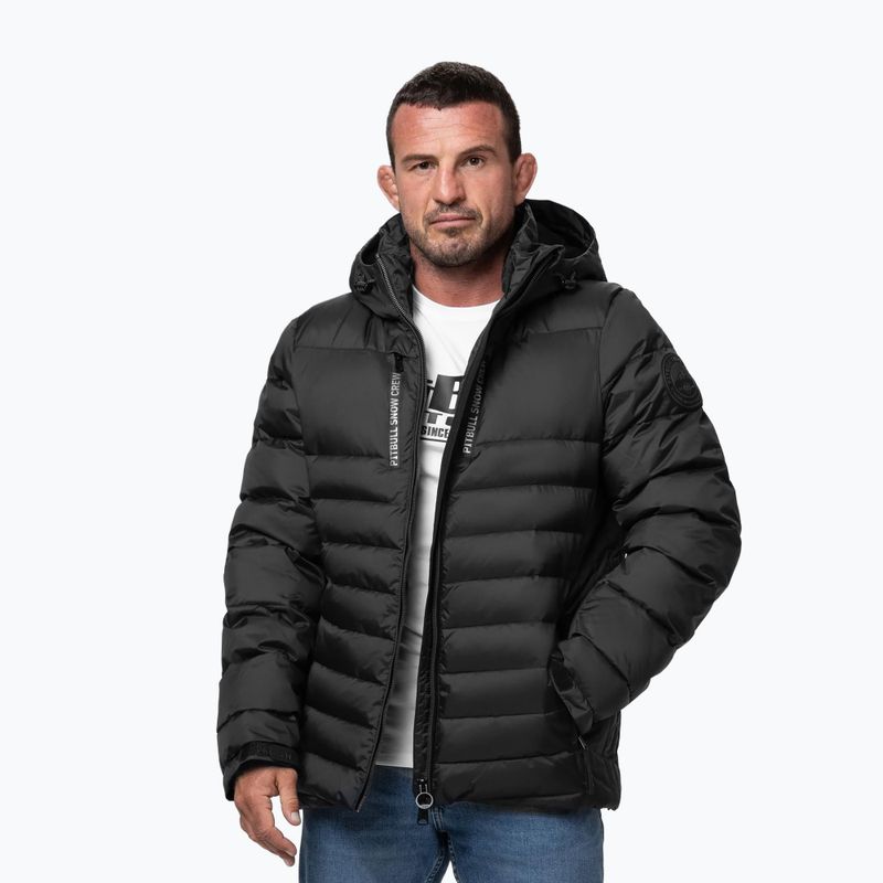 Pánská zimní bunda Pitbull Crestline Padded Hooded black 4