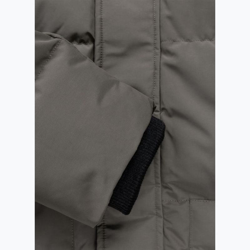 Pánská zimní bunda Pitbull Forest Hooded Parka taupe 13