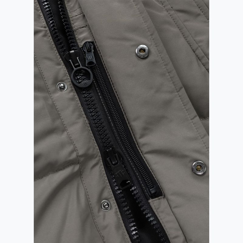 Pánská zimní bunda Pitbull Forest Hooded Parka taupe 17