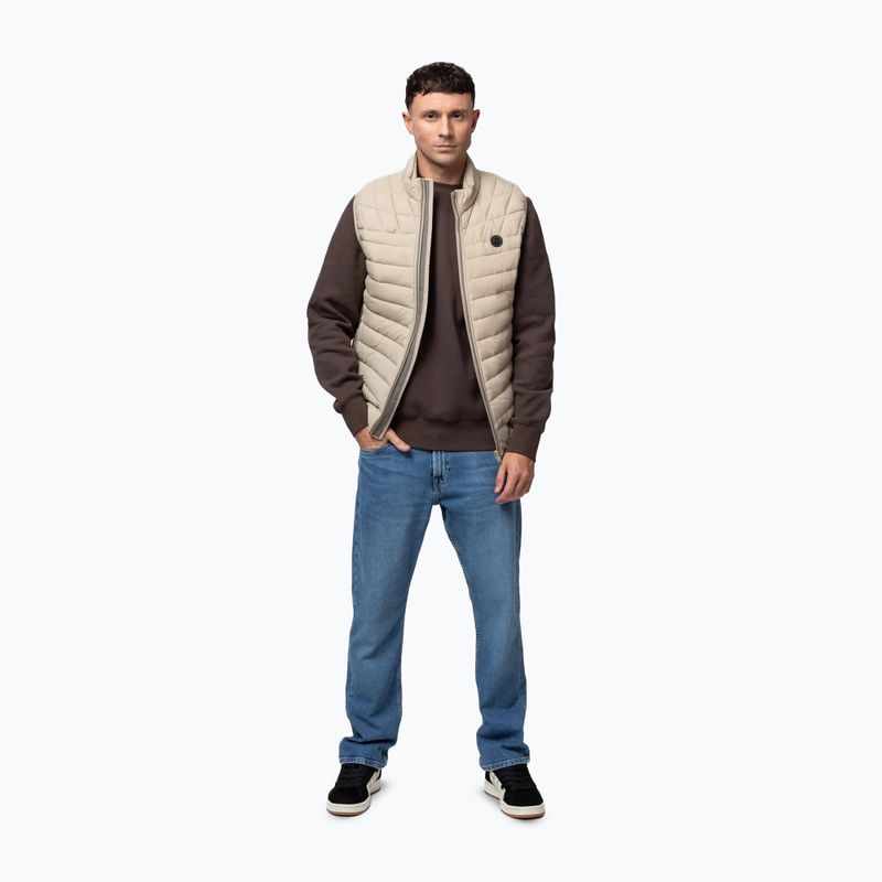 Pánská vesta Pitbull Naylor Padded pale sand 2