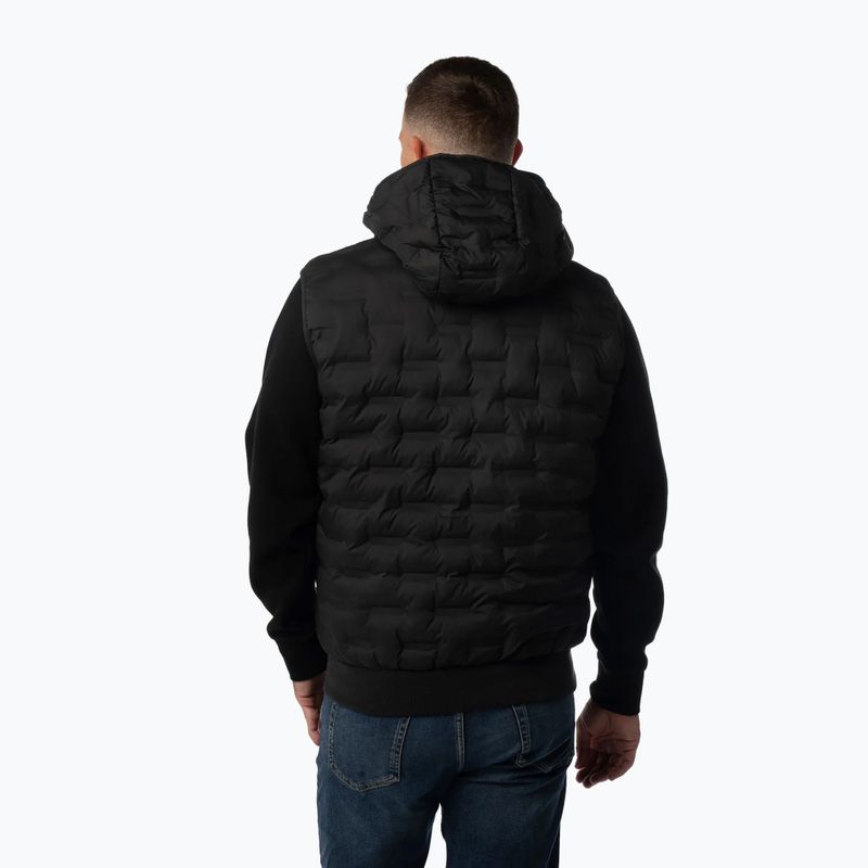 Pánská vesta Pitbull Fisk Quilted Hooded black 3