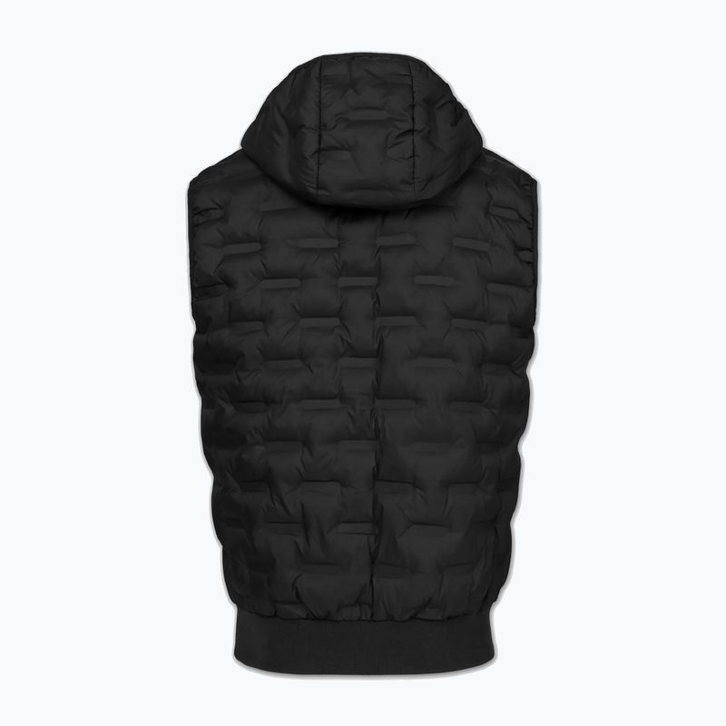 Pánská vesta Pitbull Fisk Quilted Hooded black 6