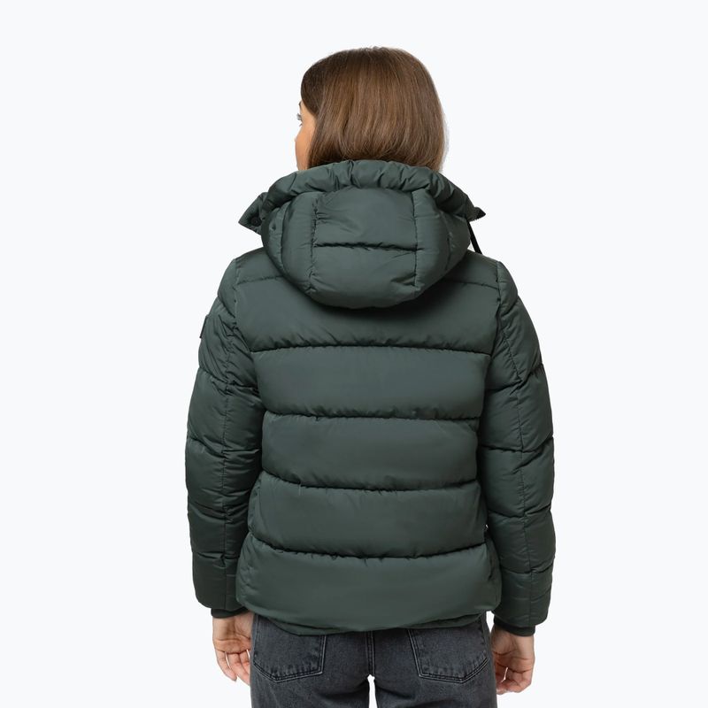 Dámská zimní bunda Pitbull Amalia Padded Hooded dark green 3