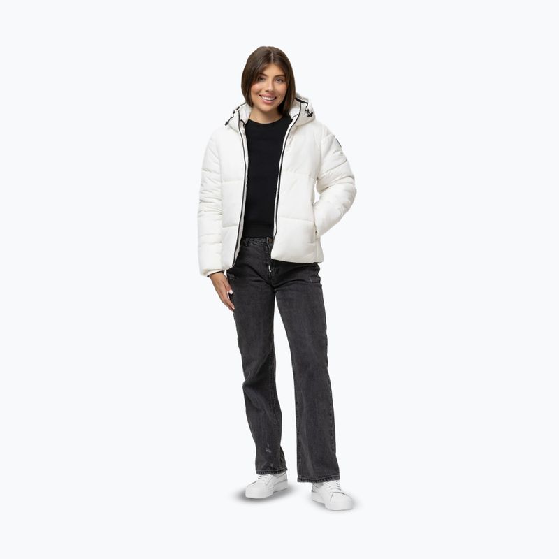 Dámská zimní bunda Pitbull Vista Quilted Hooded off white 2
