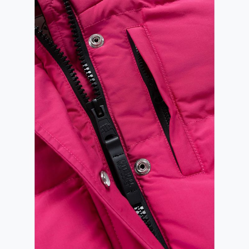 Dámská zimní bunda Pitbull Azalea Quilted Hooded raspberry red 11