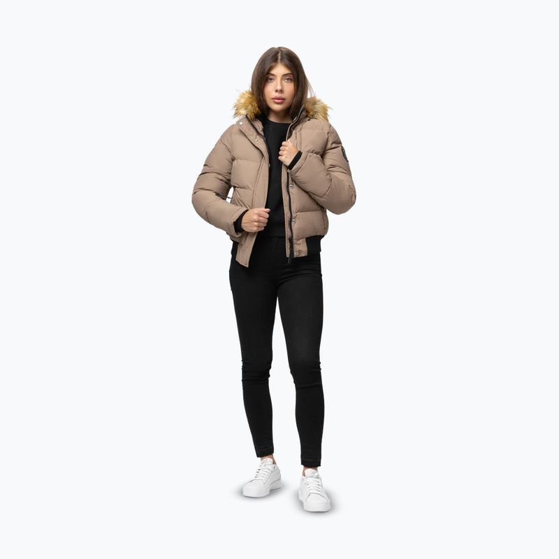 Dámská zimní bunda Pitbull Azalea Quilted Hooded dark san 2