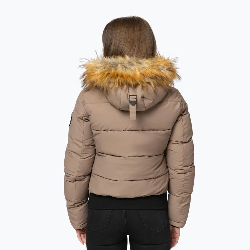 Dámská zimní bunda Pitbull Azalea Quilted Hooded dark san 3