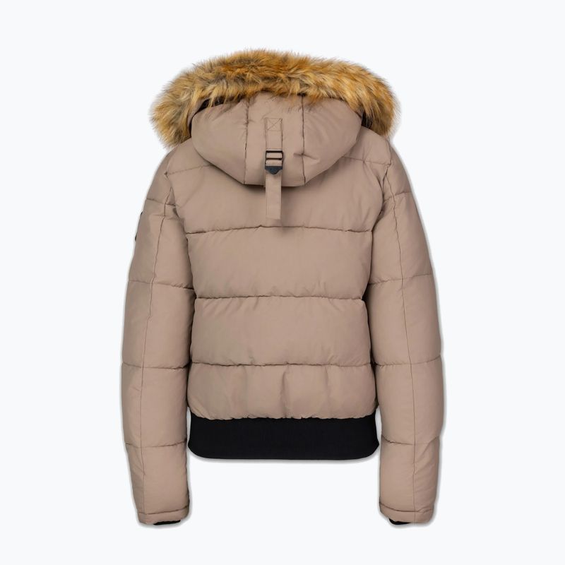 Dámská zimní bunda Pitbull Azalea Quilted Hooded dark san 8