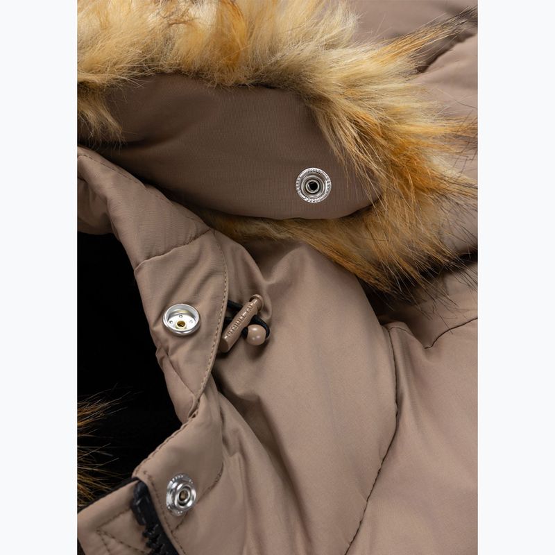Dámská zimní bunda Pitbull Azalea Quilted Hooded dark san 10