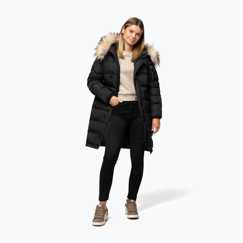 Dámská zimní bunda Pitbull Queenston Padded Hooded black 2