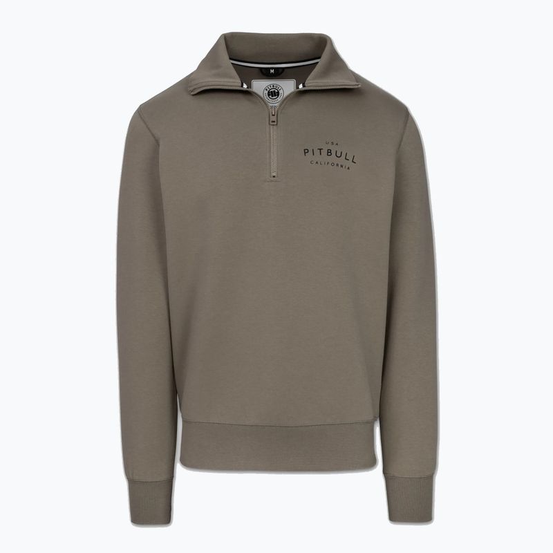 Pánská mikina Pitbull Sampson HZ taupe 5