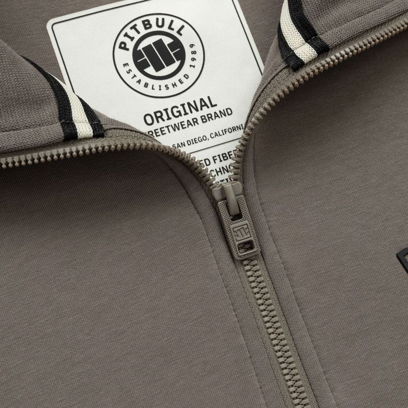 Pánská mikina Pitbull Sampson HZ taupe 7