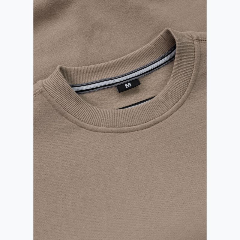 Pánská mikina Pitbull Small Logo Crewneck pale sand 8