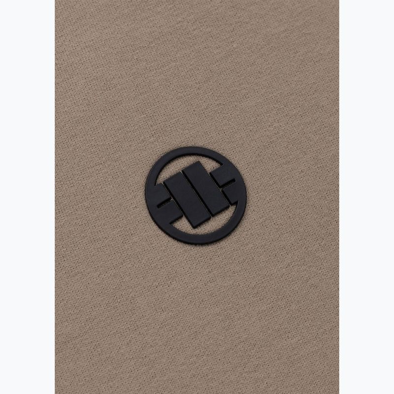 Pánská mikina Pitbull Small Logo Crewneck pale sand 9