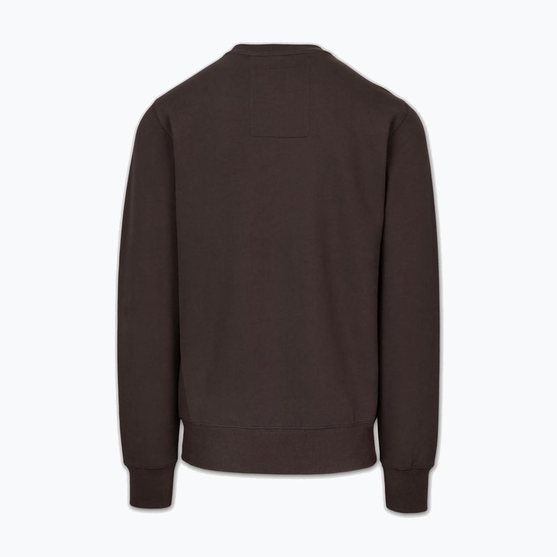 Pánská mikina Pitbull Small Logo Crewneck dark chocolate 5