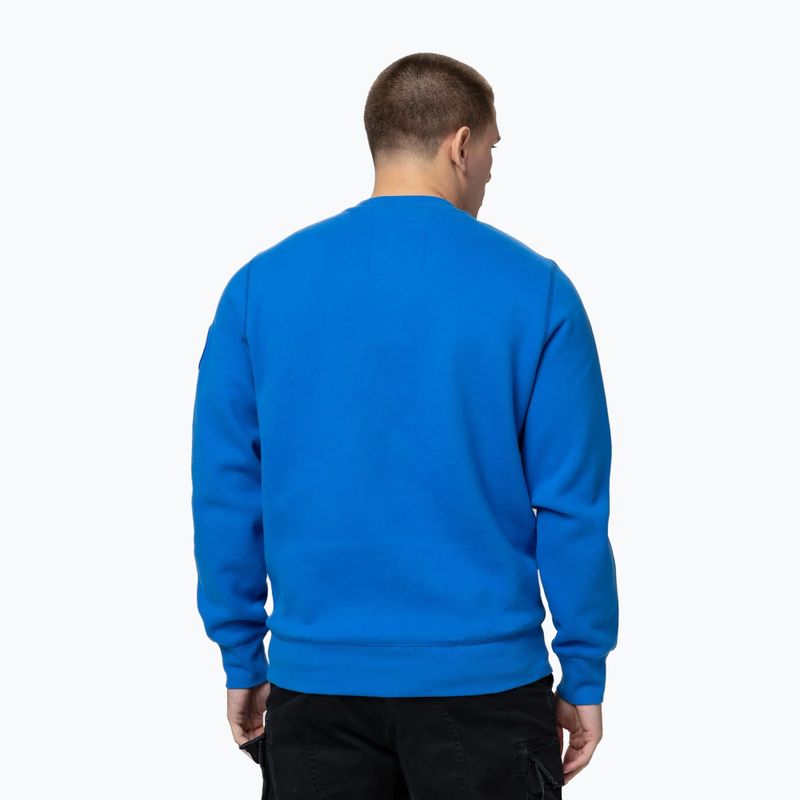 Pánská mikina Pitbull Norton Crewneck azure blue 3