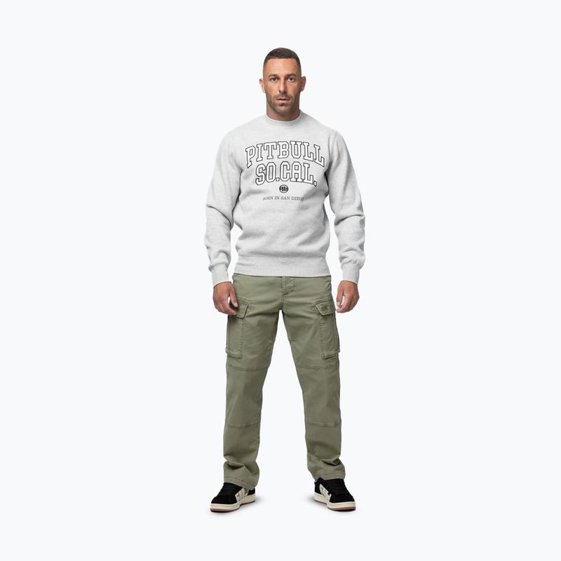 Pánská mikina Pitbull So Cal Crewneck grey/melange 2