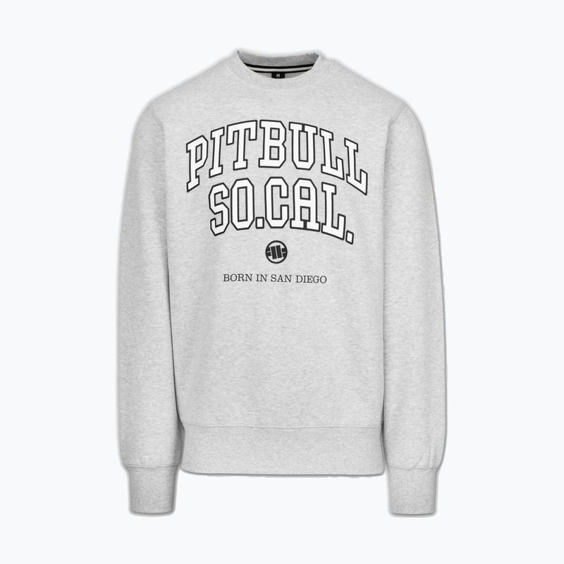 Pánská mikina Pitbull So Cal Crewneck grey/melange 4
