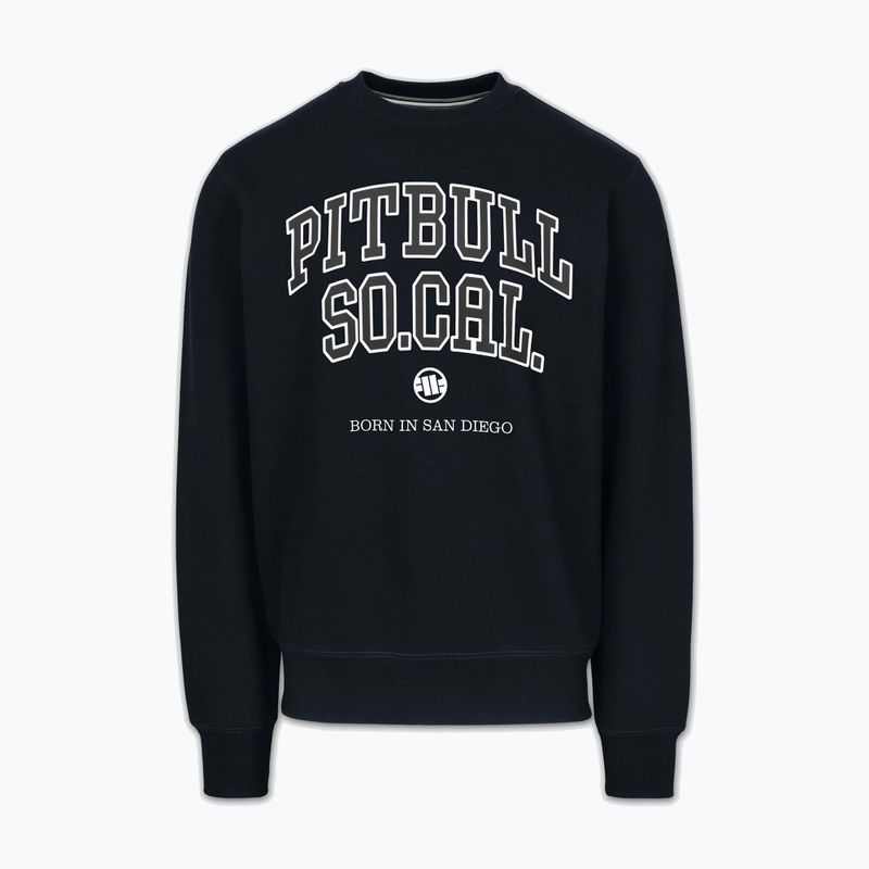 Pánská mikina Pitbull So Cal Crewneck dark navy 4