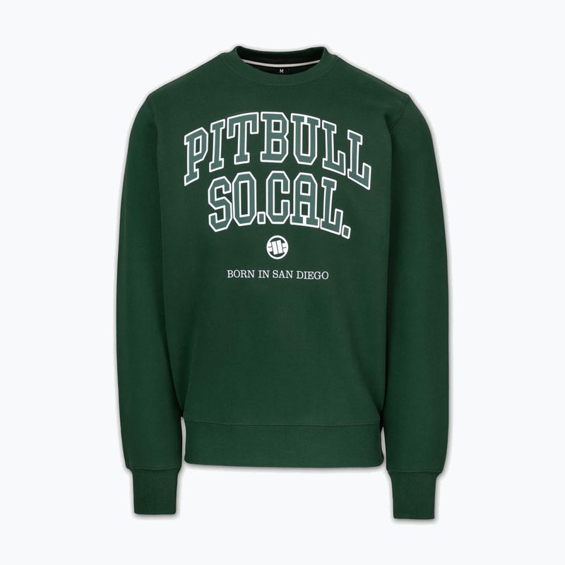 Pánská mikina Pitbull So Cal Crewneck hunter green 4