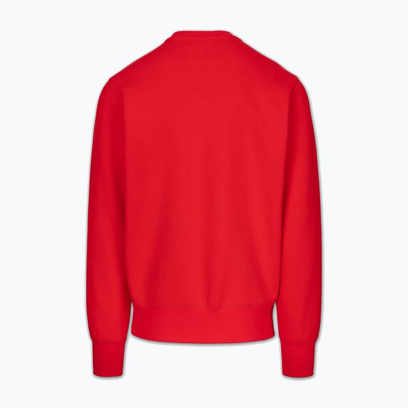 Pánská mikina Pitbull So Cal Crewneck fluorescent red 5