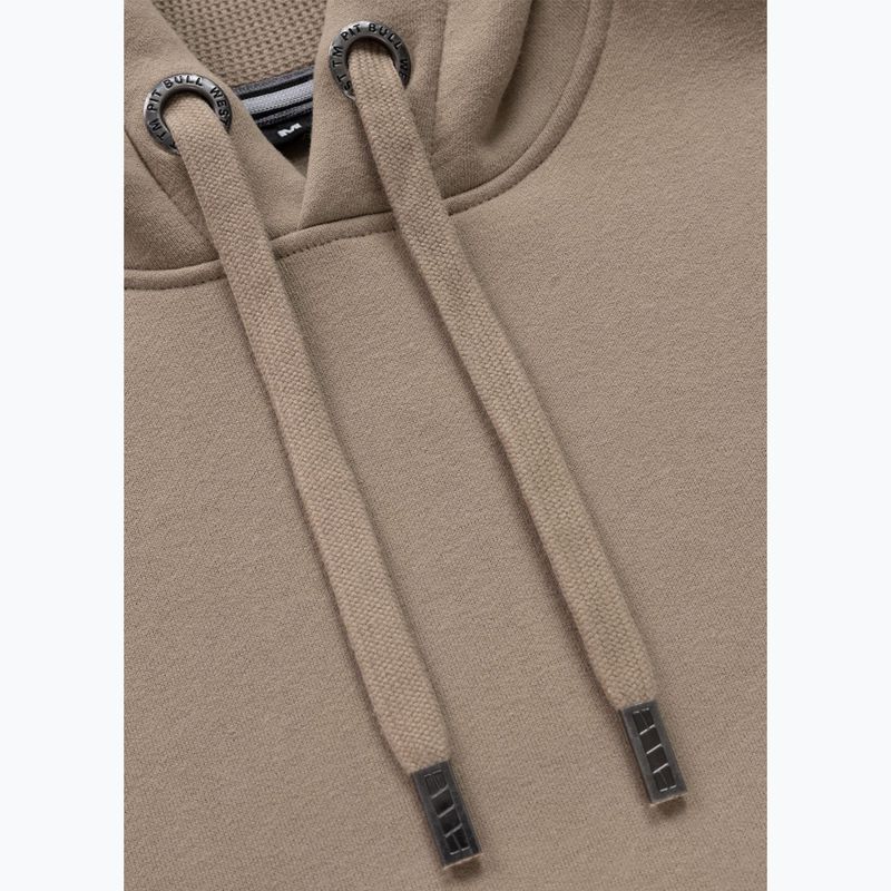 Pánská mikina Pitbull Small Logo Hooded pale sand 6