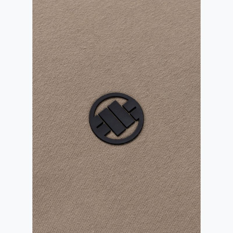 Pánská mikina Pitbull Small Logo Hooded pale sand 7
