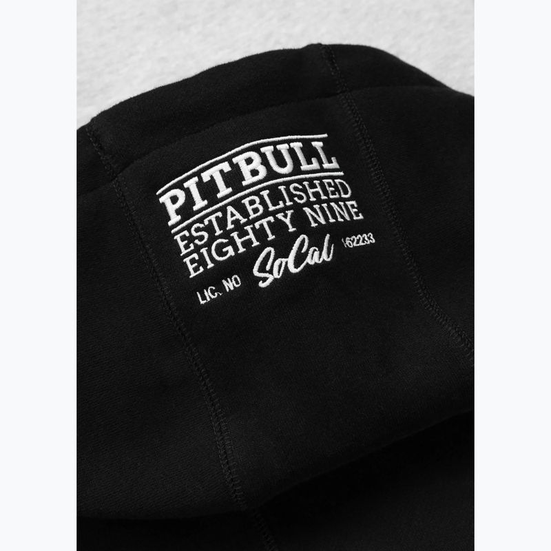 Pánská mikina Pitbull Gibson Hooded black/grey melange 4