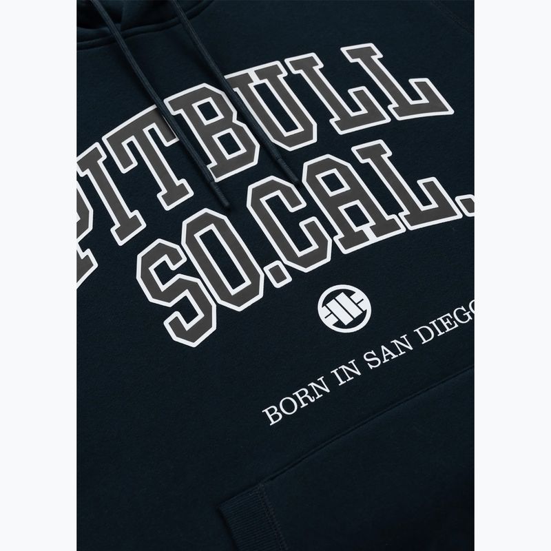 Pánská mikina Pitbull So Cal Hooded dark navy/red 7