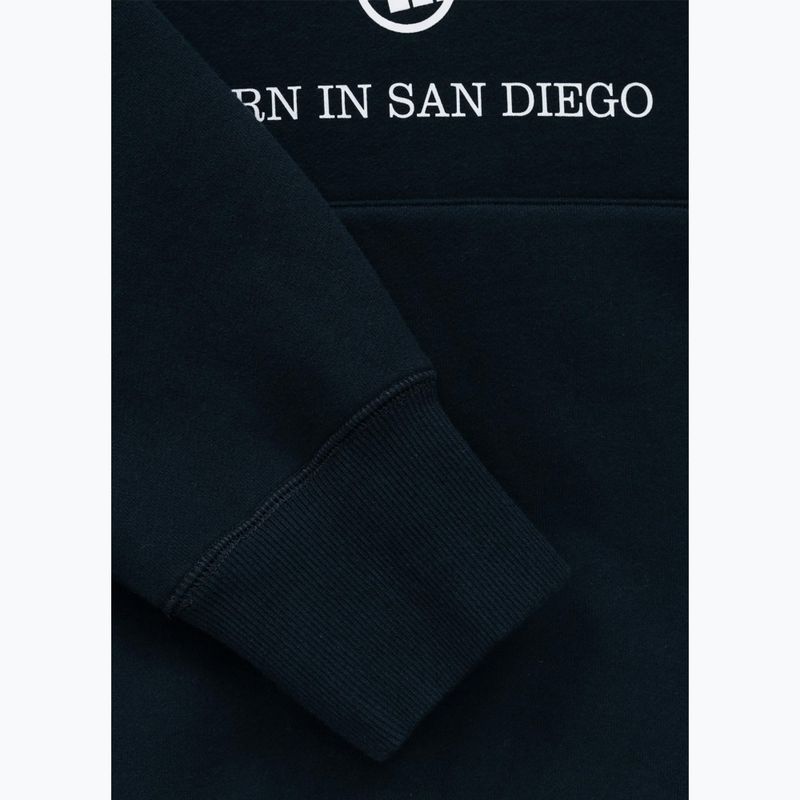 Pánská mikina Pitbull So Cal Hooded dark navy/red 8