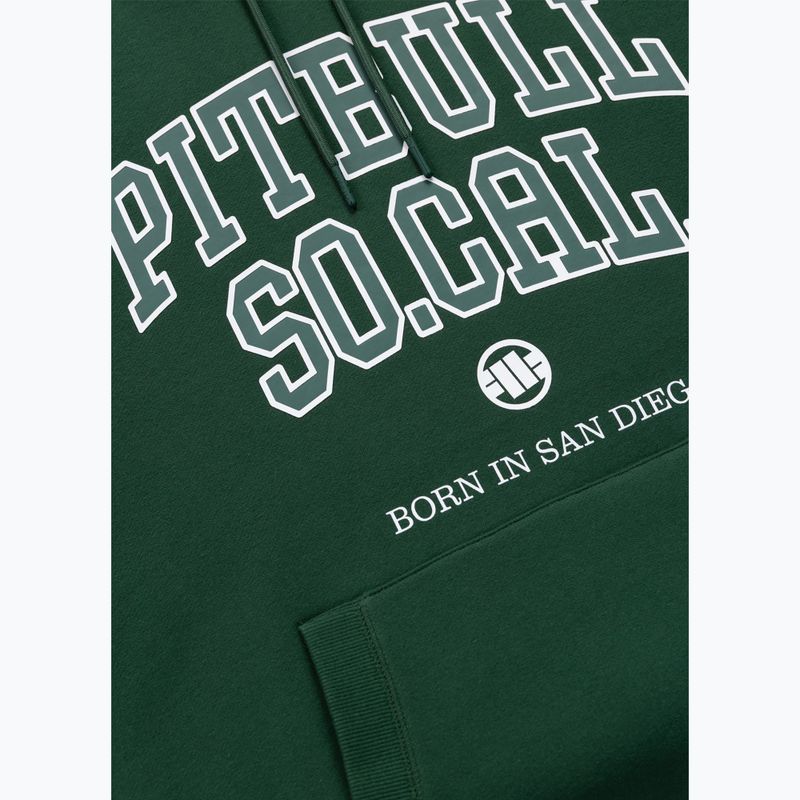 Pánská mikina Pitbull So Cal Hooded hunter green 7