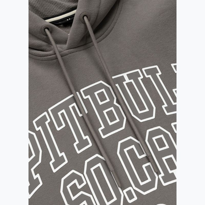 Pánská mikina Pitbull So Cal Hooded taupe 6