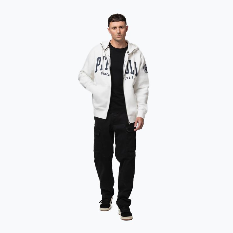 Pánská mikina Pitbull Norton Hooded Zip off-white 2