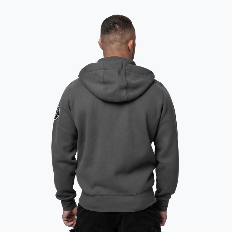 Pánská mikina Pitbull Norton Hooded Zip graphite 3