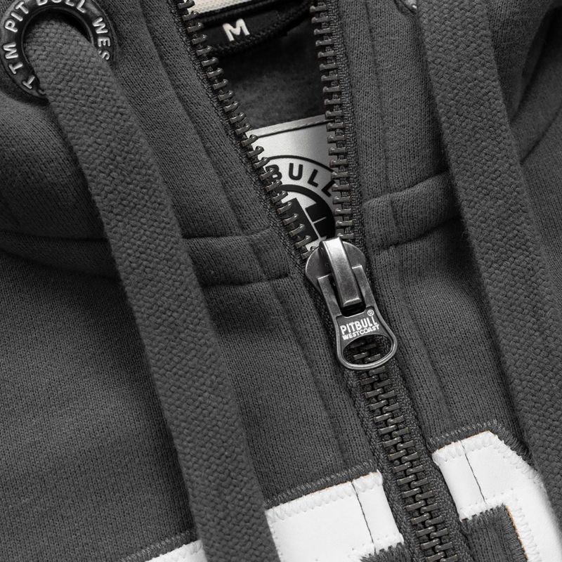 Pánská mikina Pitbull Norton Hooded Zip graphite 8