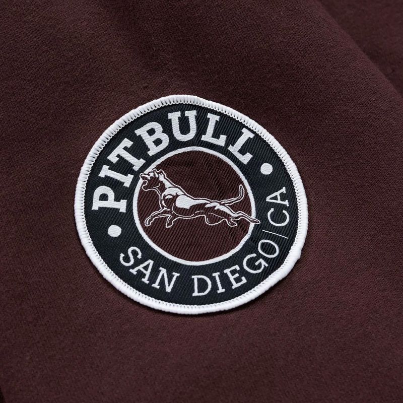 Pánská mikina Pitbull Norton Hooded Zip dark burgundy 12