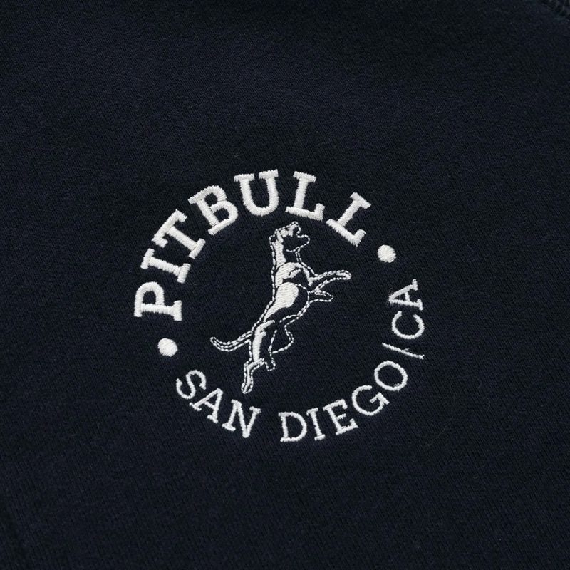 Pánská mikina Pitbull San Diego Ca Hooded Zip dark navy/red 11
