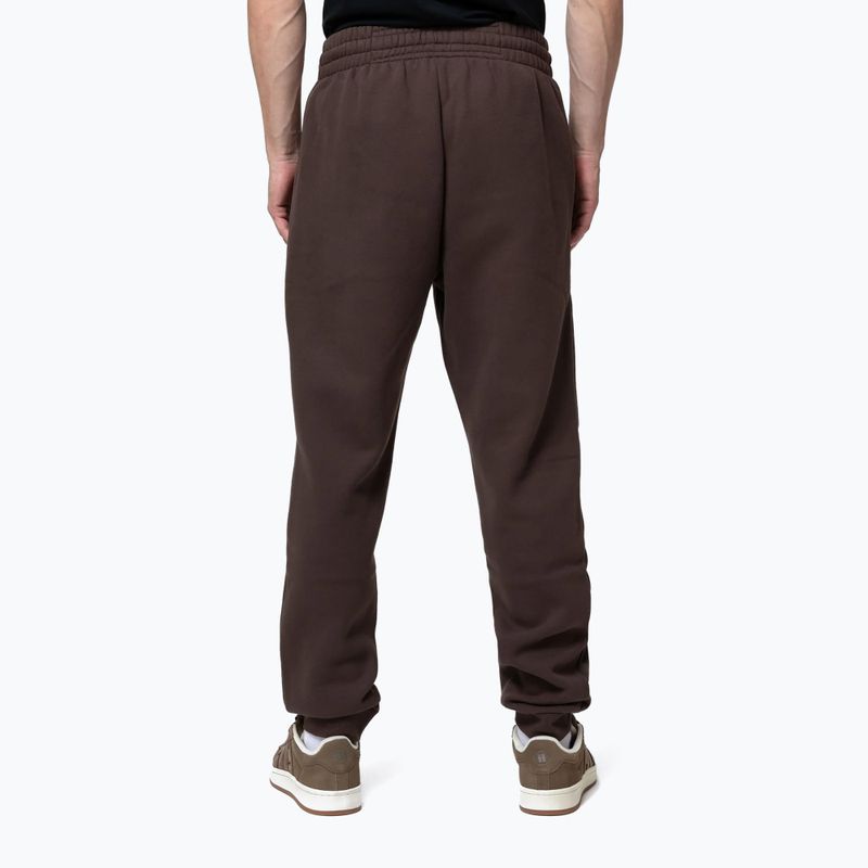 Pánské tepláky Pitbull Hilltop Track Hatton dark chocolate 3