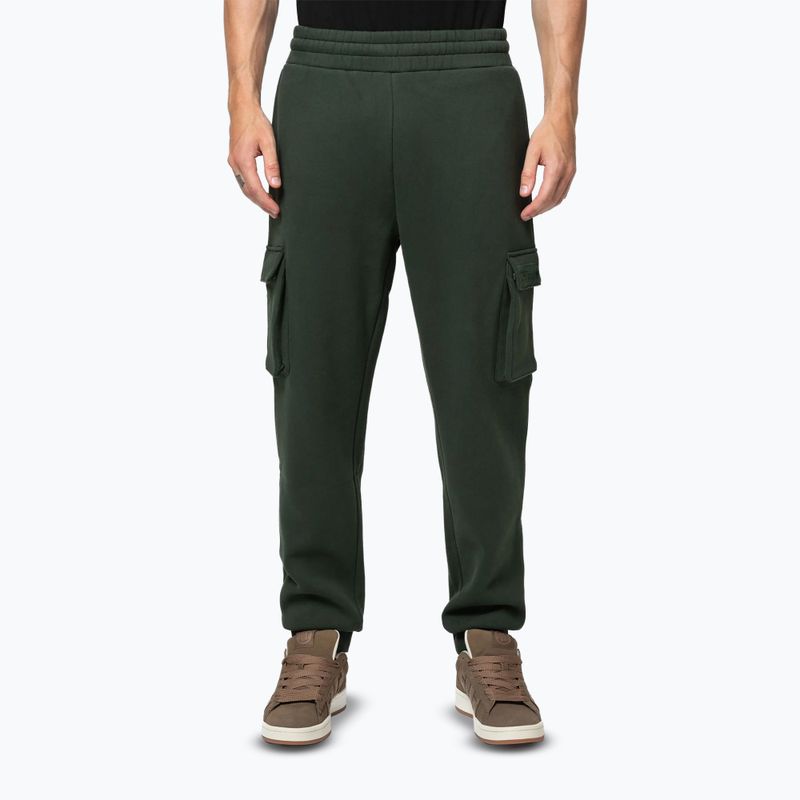 Pánské tepláky Pitbull Cypress Sport Cargo dark green