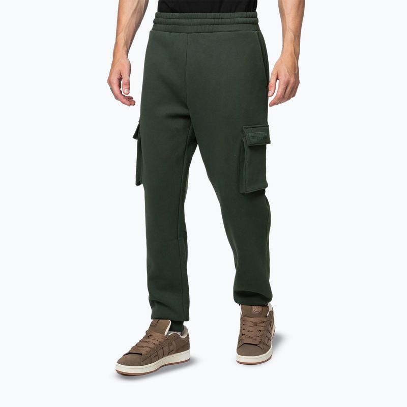 Pánské tepláky Pitbull Cypress Sport Cargo dark green 4