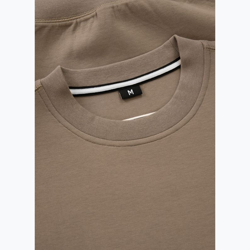 Pánská mikina Pitbull Sampson Crewneck Sweatshirt pale sand 7