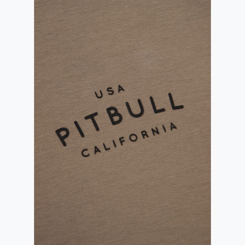 Pánská mikina Pitbull Sampson Crewneck Sweatshirt pale sand 8