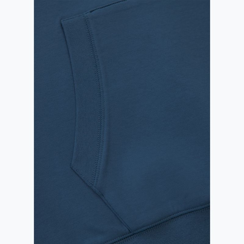 Pánská mikina Pitbull Sampson Hooded Sweatshirt petrol blue 10