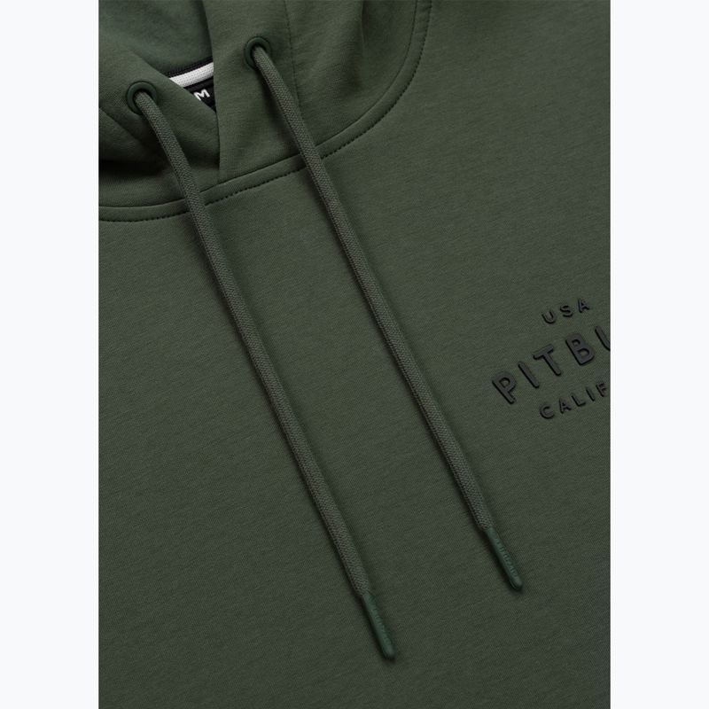 Pánská mikina Pitbull Sampson Hooded Sweatshirt old green 6