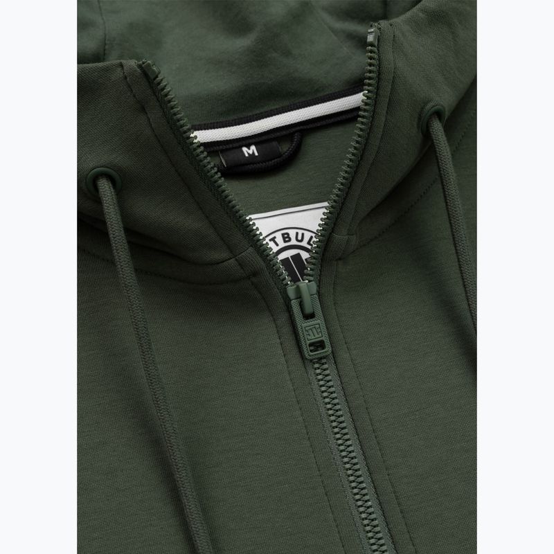Pánská mikina Pitbull Sampson Hooded Zip Sweatshirt old green 8