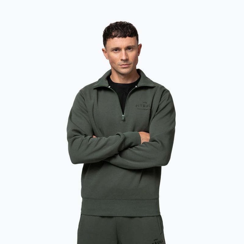 Pánská mikina Pitbull Sampson HZ old green 4