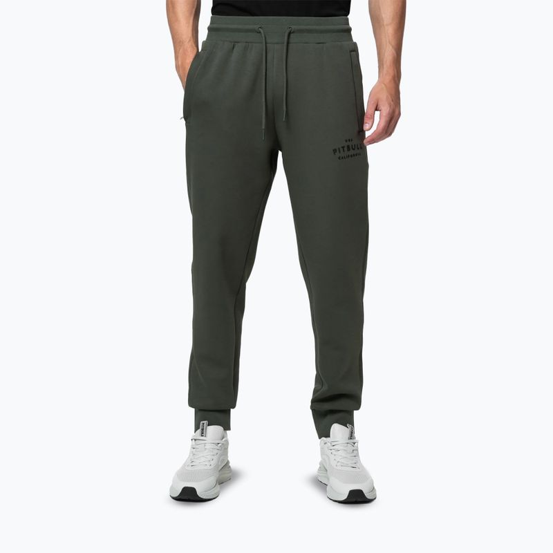 Pánské tepláky Pitbull Sampson Track Pants old green